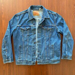Levi's denim jacket, women's XL